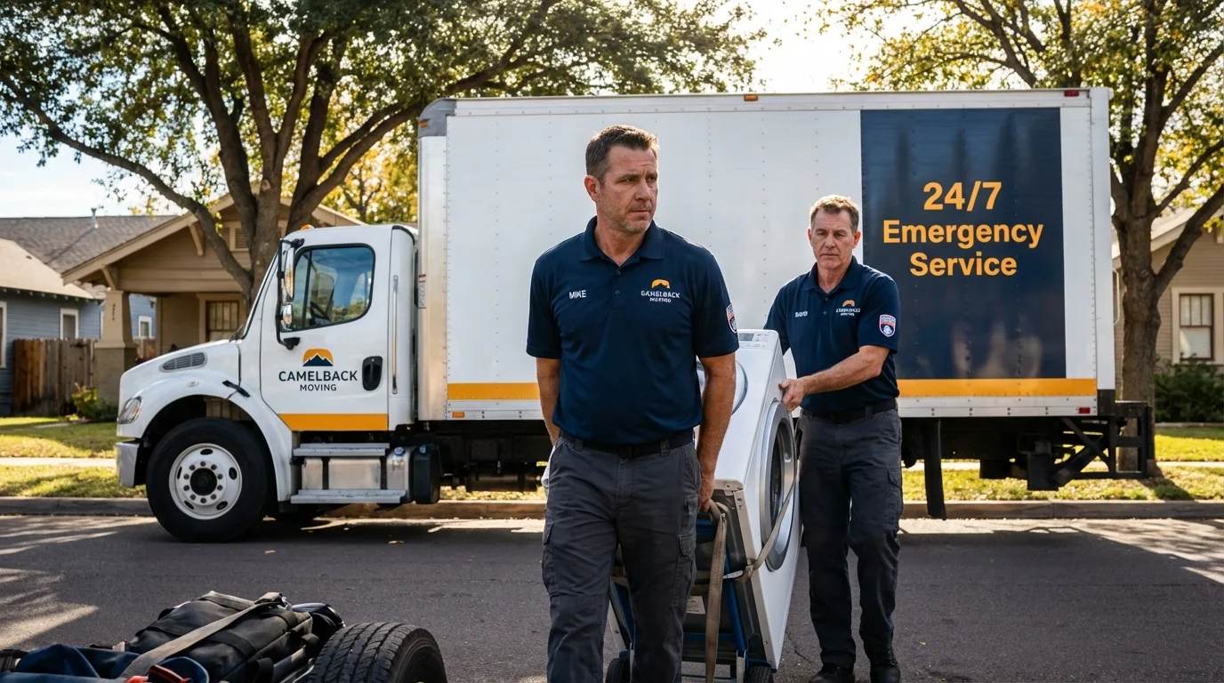 CamelBack Moving crew loading furniture in Stuart, FL